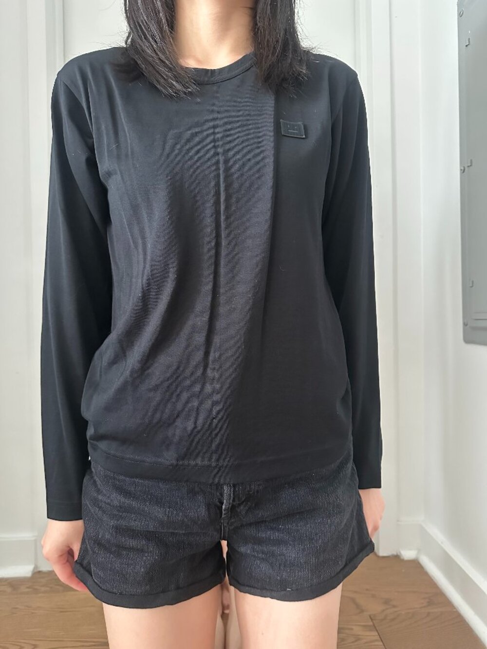 ACNE STUDIOS Face Logo Longsleeve T-Shirt